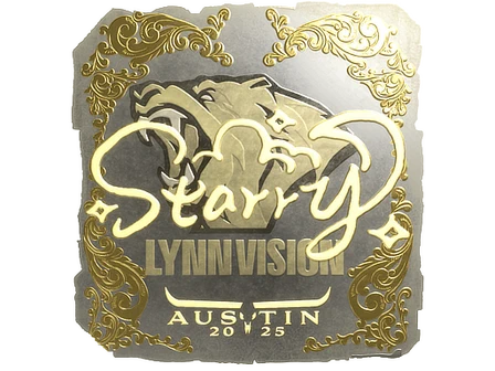 Sticker | Starry (Gold) | Austin 2025 image