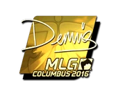 Sticker | dennis (Gold) | MLG Columbus 2016 image