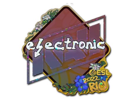 Sticker | electronic (Glitter) | Rio 2022 image