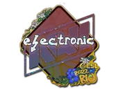 Sticker | electronic (Glitter) | Rio 2022 image