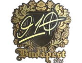 Sticker | 910 (Gold) | Budapest 2025 image