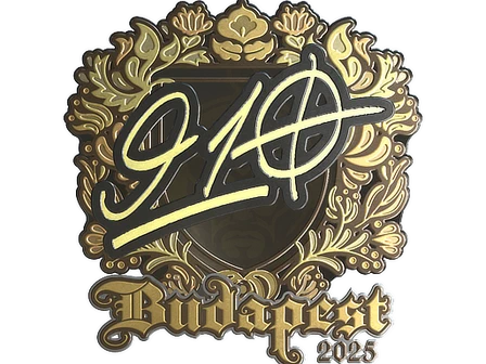 Sticker | 910 (Gold) | Budapest 2025 image