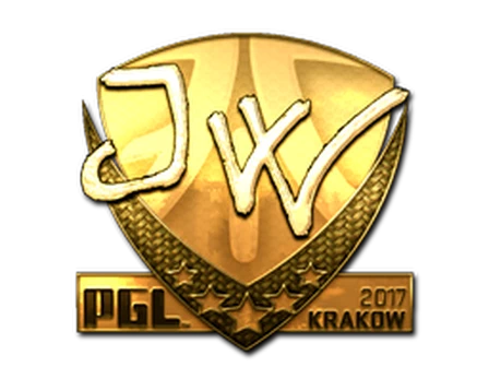 Sticker | JW (Gold) | Krakow 2017 image