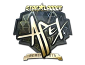 Sticker | apEX (Gold) | Berlin 2019 image