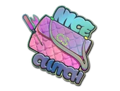 Sticker | Nice Clutch (Holo) image
