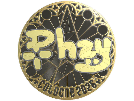 Sticker | phzy (Gold) | Cologne 2026 image