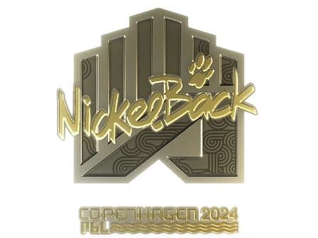 Sticker | NickelBack (Gold) | Copenhagen 2024 image