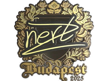Sticker | NertZ (Gold) | Budapest 2025 image