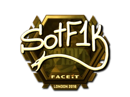 Sticker | S0tF1k (Gold) | London 2018 image