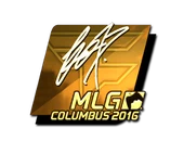 Sticker | fox (Gold) | MLG Columbus 2016 image