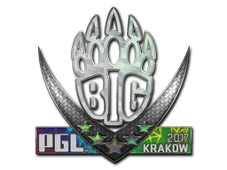 Sticker | BIG (Holo) | Krakow 2017 image