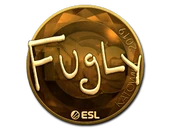 Sticker | FugLy (Gold) | Katowice 2019 image