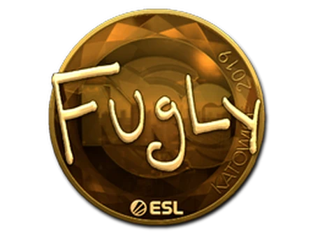 Sticker | FugLy (Gold) | Katowice 2019 image