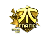 Sticker | Fnatic (Gold) | Cologne 2016 image