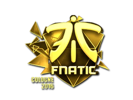 Sticker | Fnatic (Gold) | Cologne 2016 image