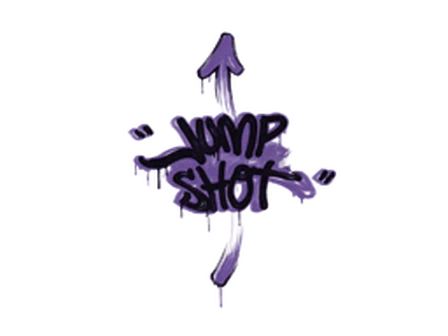 Sealed Graffiti | Jump Shot (Monster Purple) image