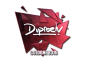 Sticker | dupreeh (Foil) | Cologne 2016 image