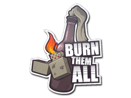 Sticker | Burn Them All image