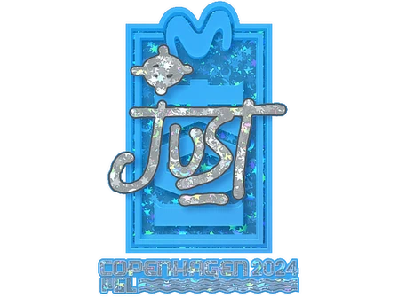 Sticker | JUST (Glitter) | Copenhagen 2024 image