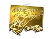 Sticker | GeT_RiGhT (Gold) | Cologne 2015 image