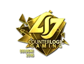 Sticker | Counter Logic Gaming (Gold) | Cologne 2016 image