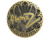 Sticker | FlameZ (Gold) | Cologne 2026 image