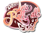 Sticker | Let's Roll-oll image