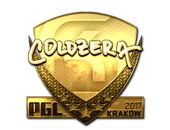 Sticker | coldzera (Gold) | Krakow 2017 image