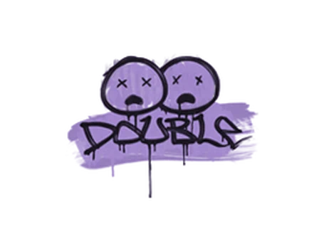Sealed Graffiti | Double (Violent Violet) image
