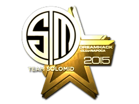 Sticker | Team SoloMid (Gold) | Cluj-Napoca 2015 image
