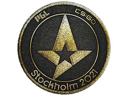 Patch | Astralis (Gold) | Stockholm 2021 image