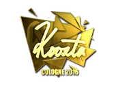 Sticker | koosta (Gold) | Cologne 2016 image