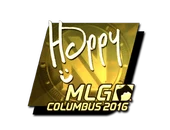 Sticker | Happy (Gold) | MLG Columbus 2016 image
