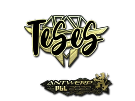 Sticker | TeSeS (Gold) | Antwerp 2022 image