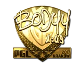 Sticker | bodyy (Gold) | Krakow 2017 image
