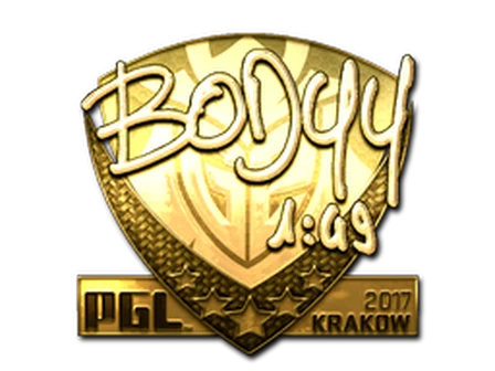 Sticker | bodyy (Gold) | Krakow 2017 image
