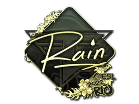 Sticker | rain (Gold) | Rio 2022 image