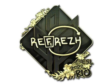Sticker | refrezh (Gold) | Rio 2022 image