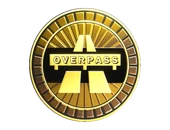 Sticker | Overpass (Gold) image