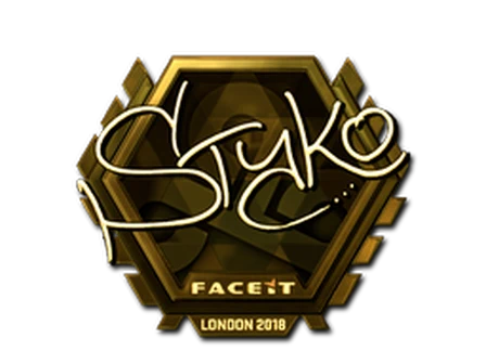 Sticker | STYKO (Gold) | London 2018 image