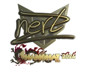 Sticker | NertZ (Gold) | Shanghai 2024 image