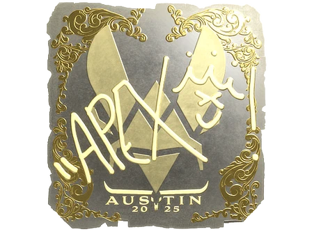 Sticker | apEX (Gold) | Austin 2025 image