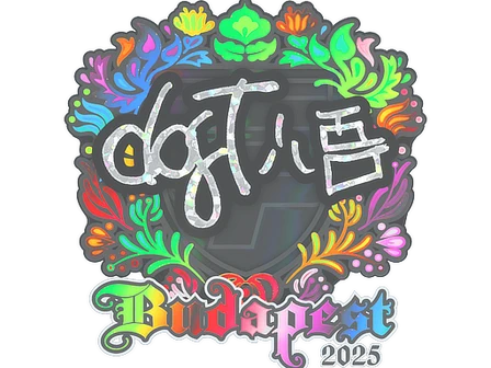 Sticker | dgt (Holo) | Budapest 2025 image
