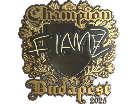 Sticker | FlameZ (Gold, Champion) | Budapest 2025 image
