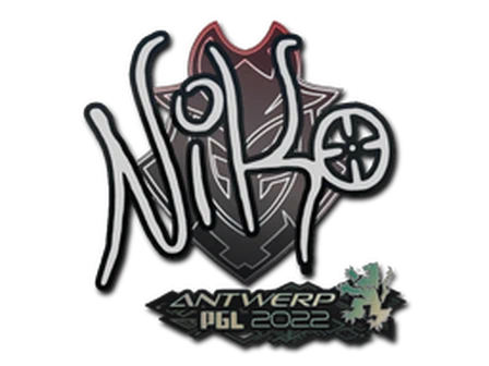 Sticker | NiKo | Antwerp 2022 image