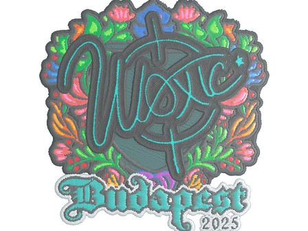 Sticker | woxic (Embroidered) | Budapest 2025 image