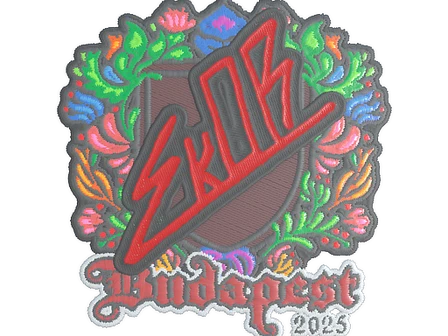 Sticker | sk0R (Embroidered) | Budapest 2025 image