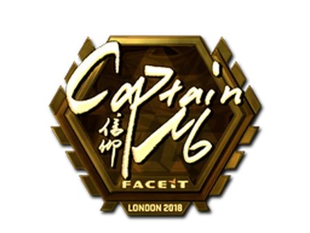 Sticker | captainMo (Gold) | London 2018 image