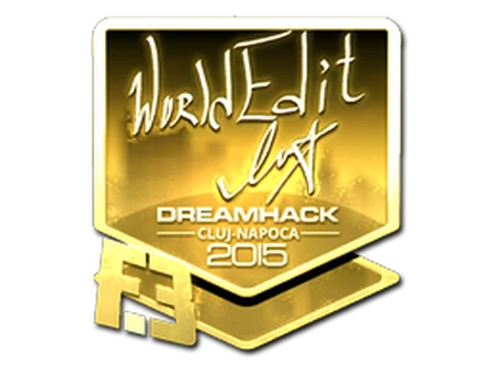 Sticker | WorldEdit (Gold) | Cluj-Napoca 2015 image