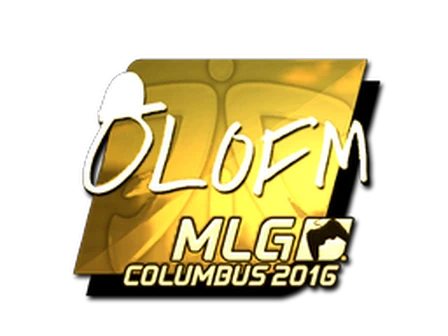 Sticker | olofmeister (Gold) | MLG Columbus 2016 image